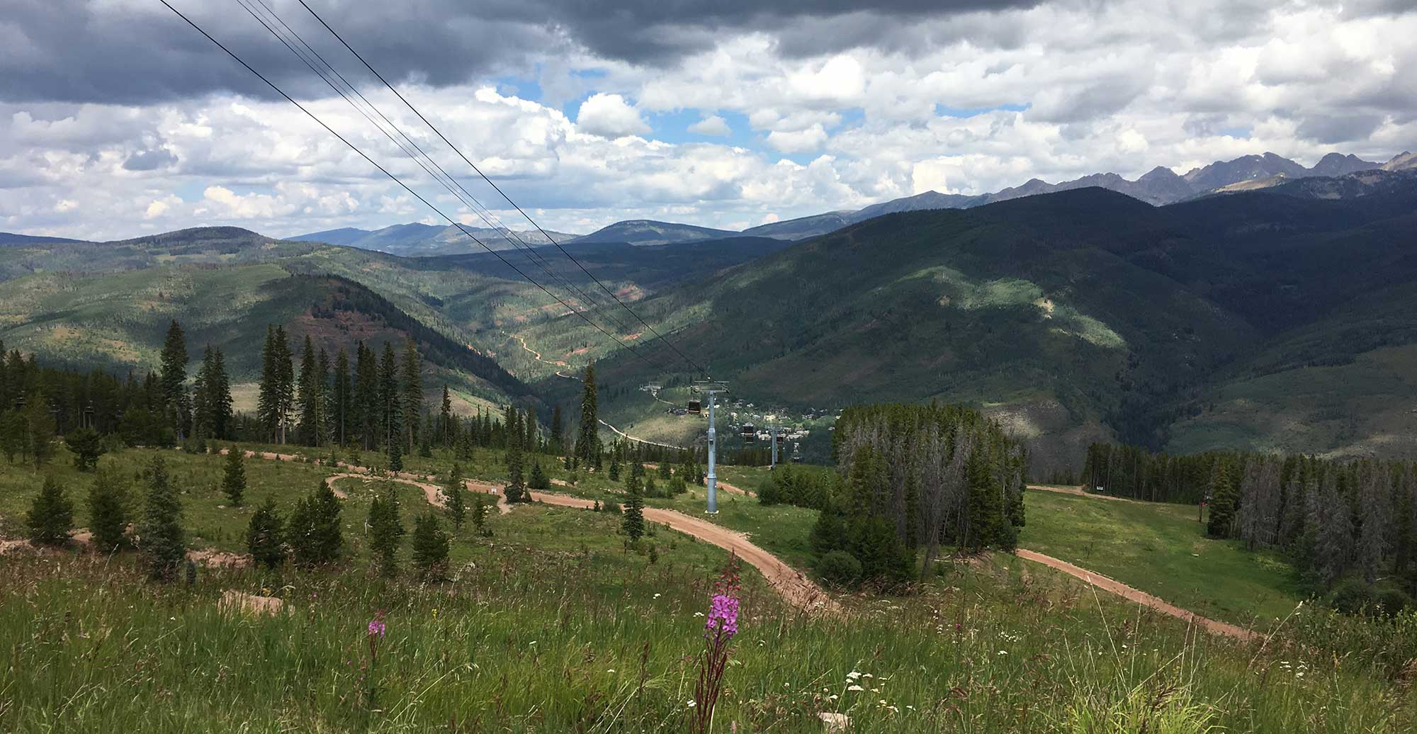 New last day of summer tradition Ride bikes down Vail Mountain!