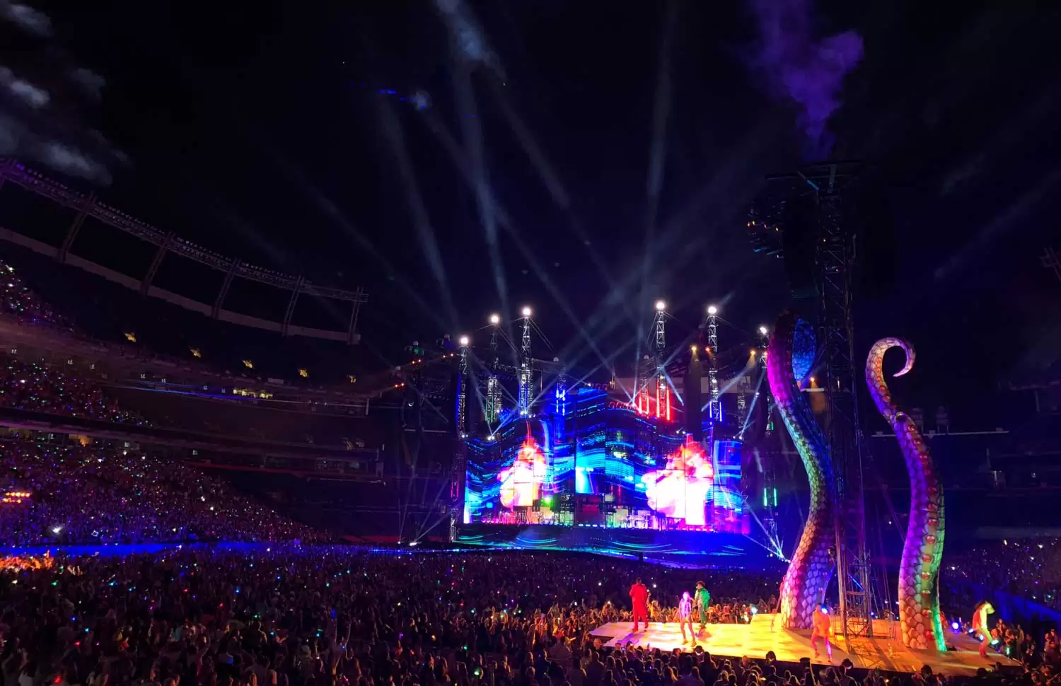 Synchronized light up bracelets add to the experience of taking your daughter to a Taylor Swift concert.