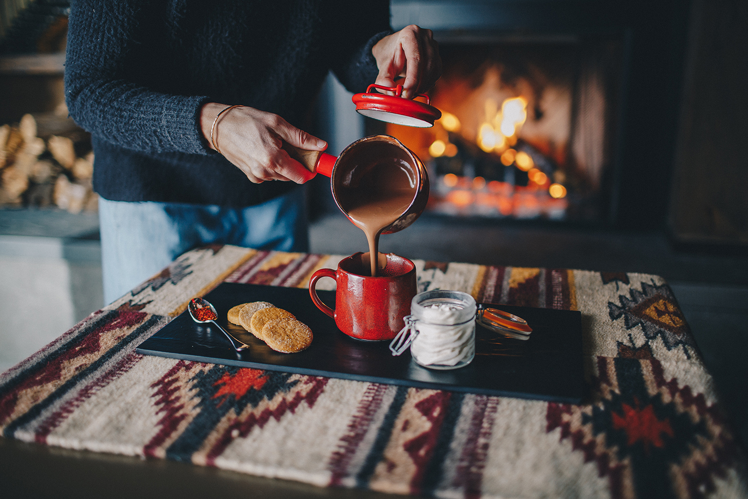 The Four Seasons Santa Fe offers S’more Sessions at the Terra fire pit every Friday and Saturday in December. Photo courtesy Four Seasons Santa Fe.
