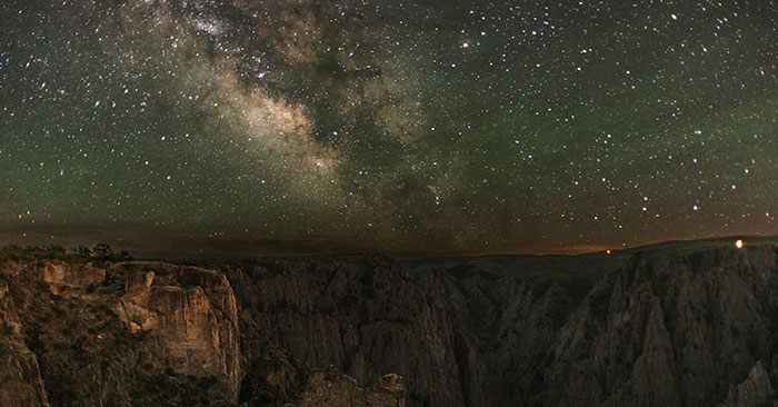 In 2015 Black Canyon of the Gunnison was the second national park in Colorado designated as a Dark Skies Park. 