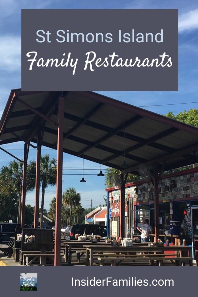 St Simons Island is a charming beach town in Georgia. A large part of its charm comes from is southern food and friendly people. Find our our favorite restaurants to frequent with kids! #StSimons