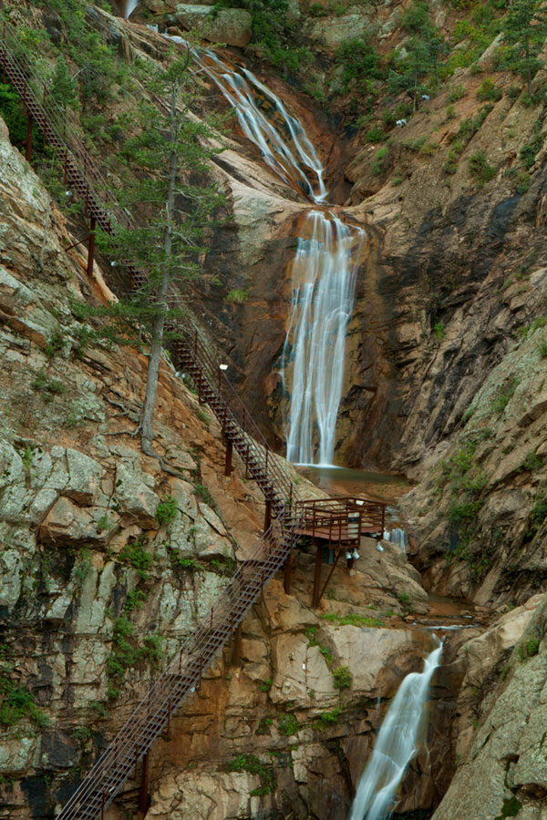 Colorado Springs waterfall Seven Falls