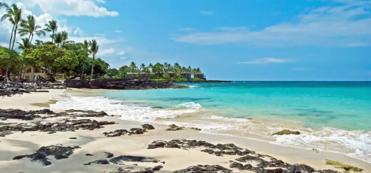 Best Beaches in the Big Island of Hawaii and Beyond one of the beautiful white sand beaches on the big island of hawaii