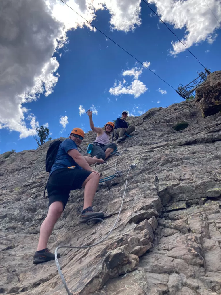 Royal Gorge is one of several spectacular locations of via ferrata colorado