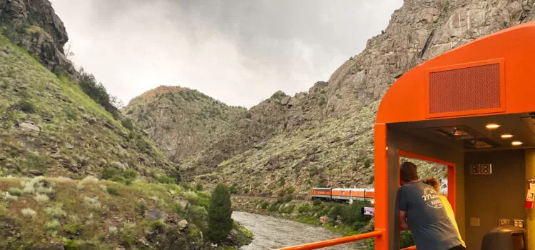 Stunning Royal Gorge Train Ride on the Royal Gorge Route Railroad views aboard train through royal gorge